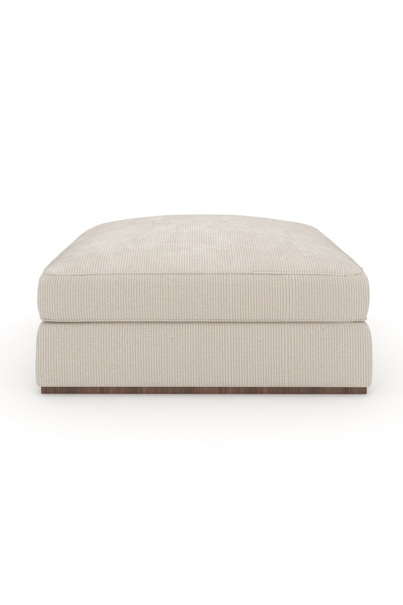 Pouf carré rembourré | Caracole Bello | Meubleluxe.fr
