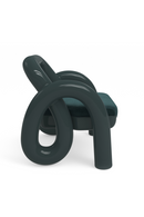 Fauteuil d’Accent Torsadé Brillant | Caracole Gelée | OROA.fr