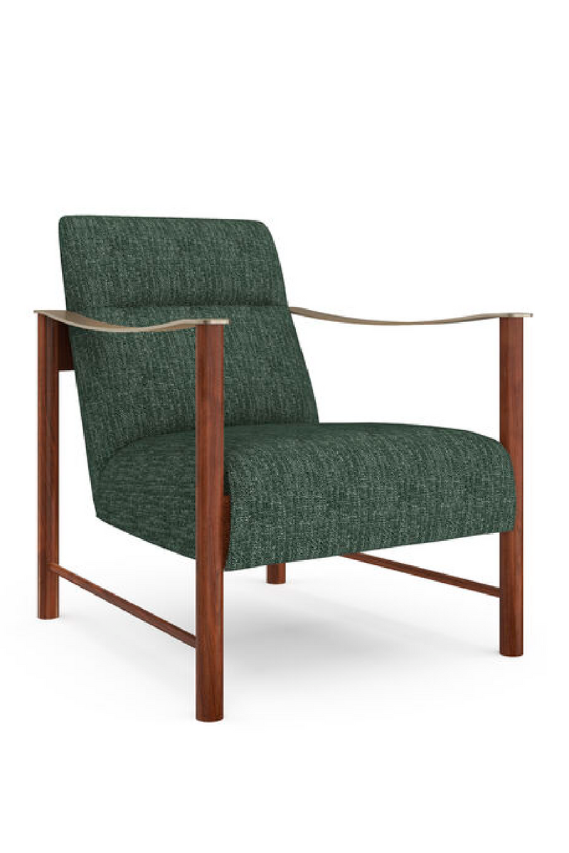 Fauteuil d’Appoint en Lin Eucalyptus | Caracole Slant | Oroa.fr