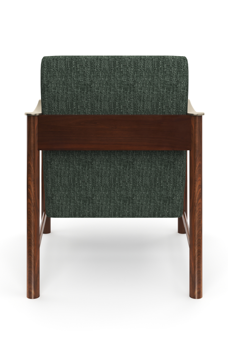 Fauteuil d’Appoint en Lin Eucalyptus | Caracole Slant | Oroa.fr