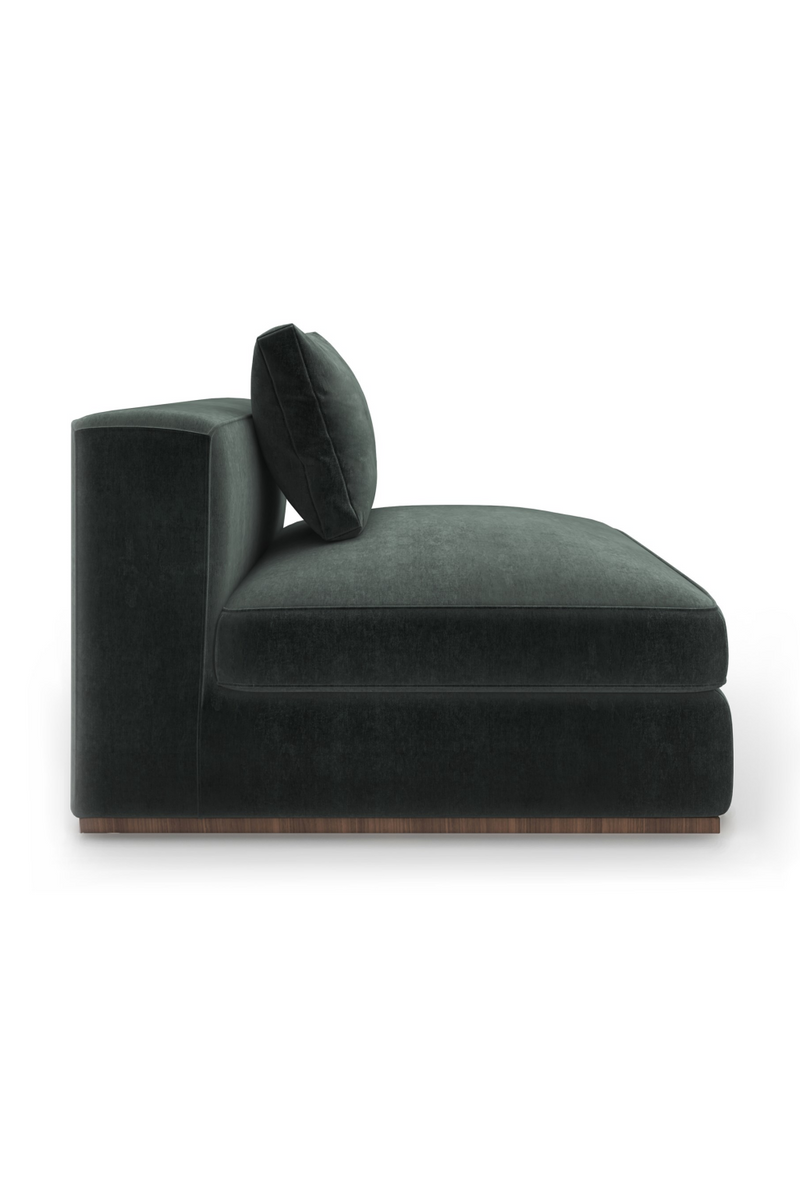 Canapé Modulaire Rembourré Noir | Caracole Bello | Meubleluxe.fr