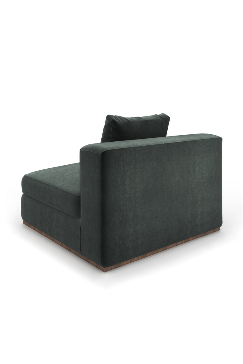 Canapé Modulaire Rembourré Noir | Caracole Bello | Meubleluxe.fr