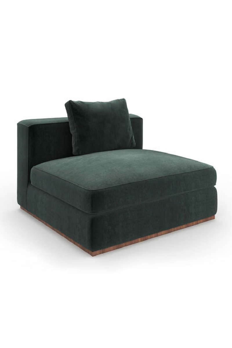 Canapé Modulaire Rembourré Noir | Caracole Bello | Meubleluxe.fr