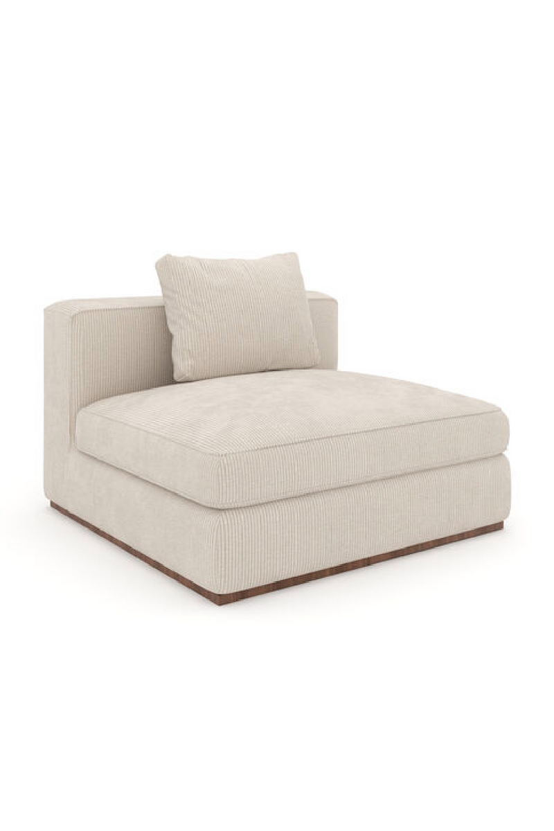 Canapé Modulaire Capitonné Blanc | Caracole Bello | OROA.fr