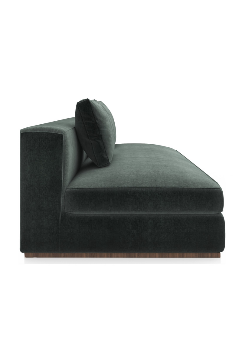 Canapé Modulaire Rembourré Noir | Caracole Bello | Meubleluxe.fr