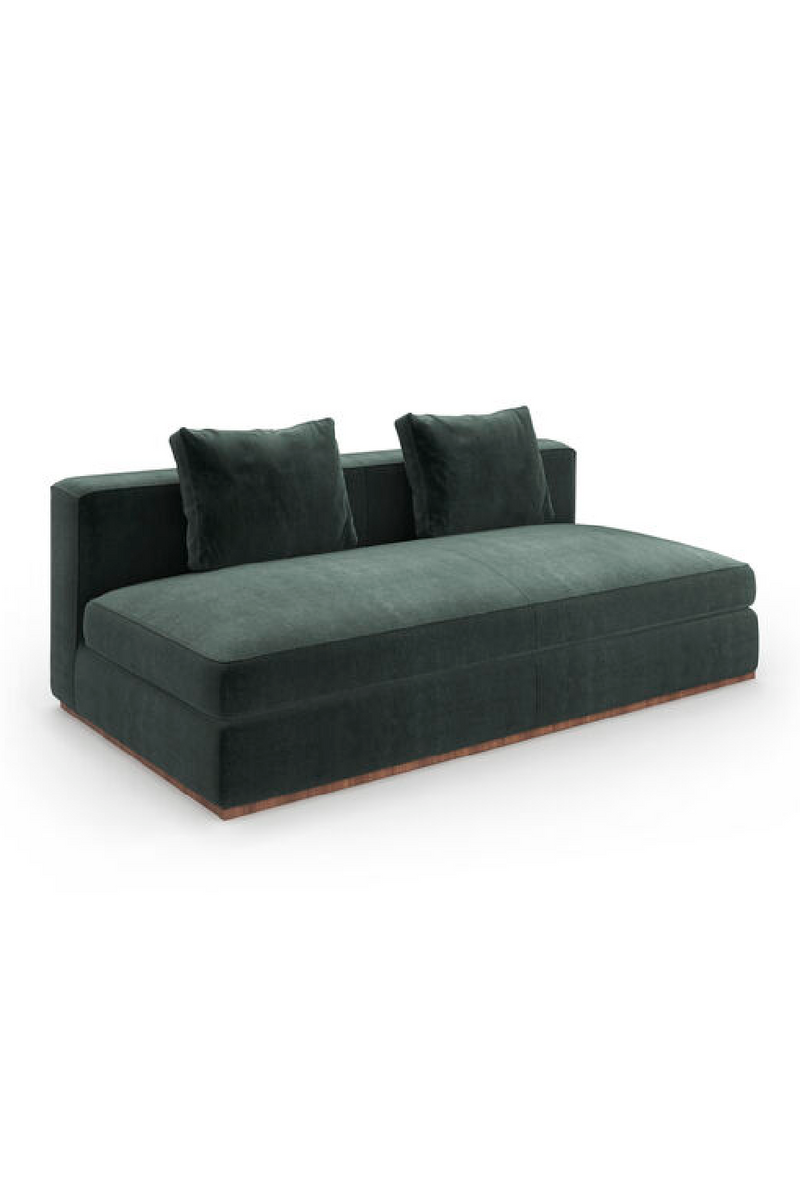 Canapé Modulaire Rembourré Noir | Caracole Bello | Meubleluxe.fr