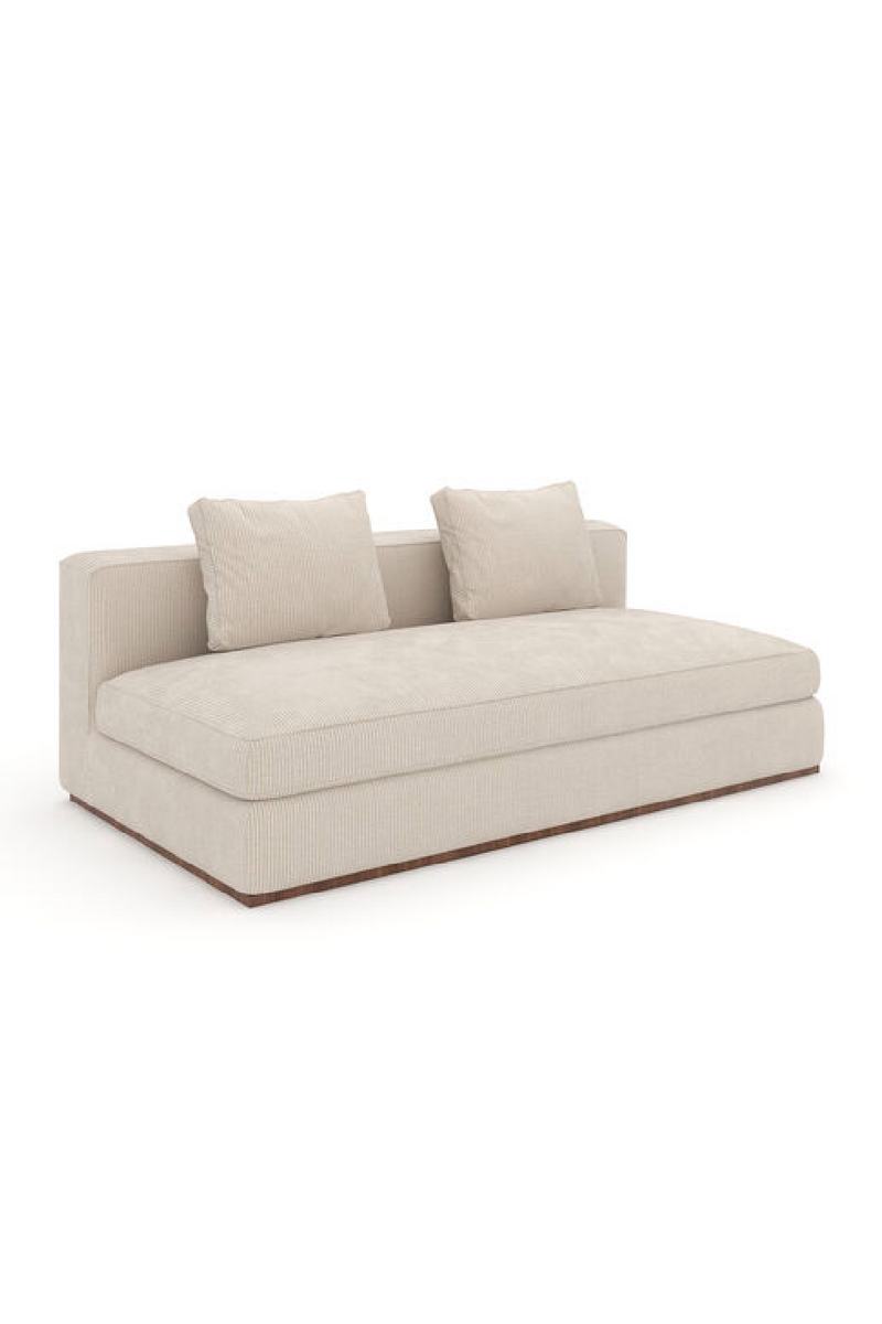 Canapé Modulaire Capitonné Blanc | Caracole Bello | OROA.fr