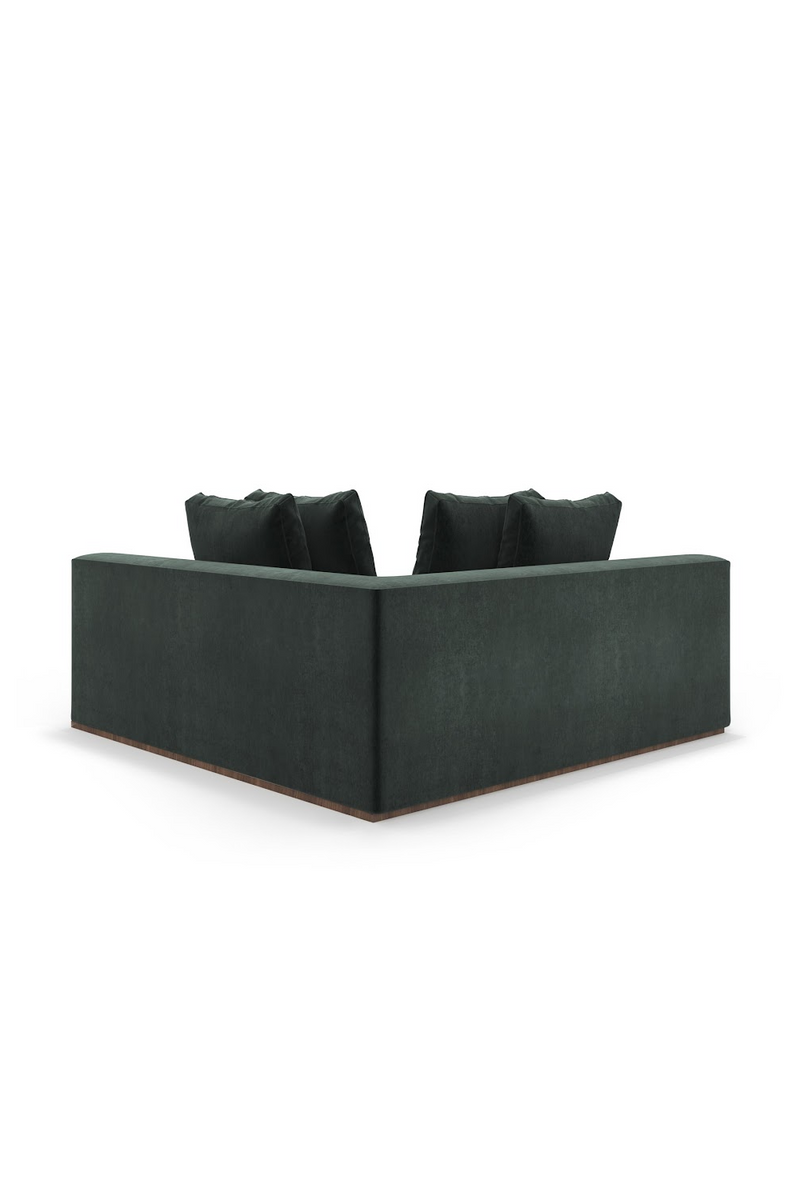 Canapé Modulaire Rembourré Noir | Caracole Bello | Meubleluxe.fr