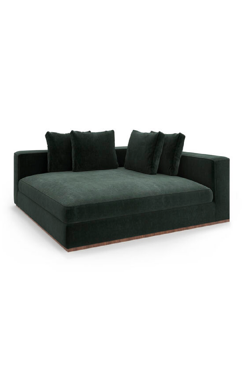 Canapé Modulaire Rembourré Noir | Caracole Bello | Meubleluxe.fr