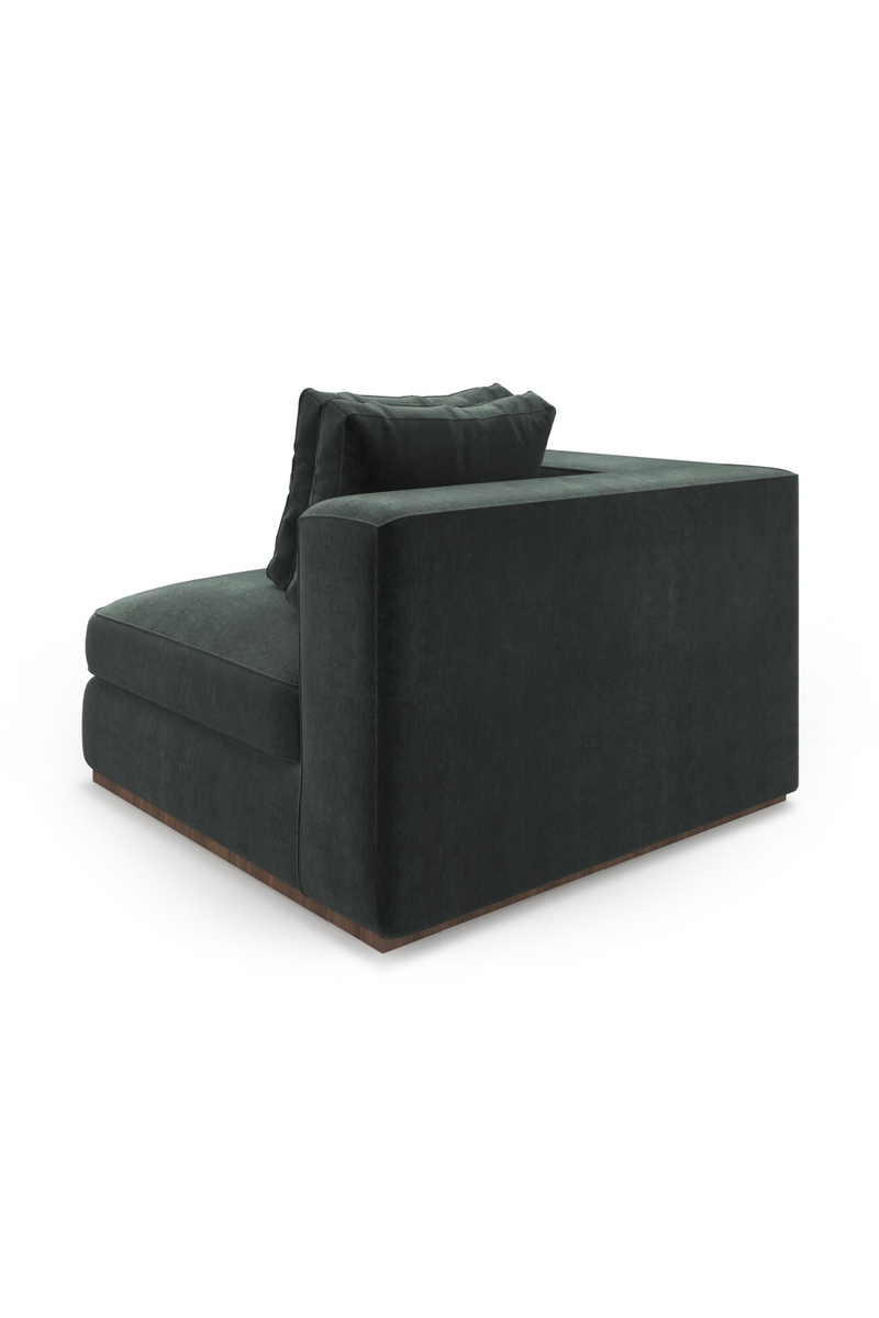 Canapé Modulaire Rembourré Noir | Caracole Bello | Meubleluxe.fr