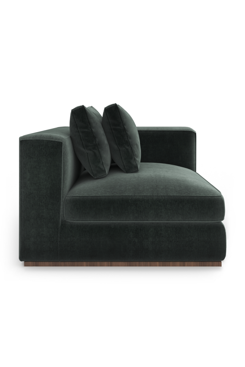 Canapé Modulaire Rembourré Noir | Caracole Bello | Meubleluxe.fr
