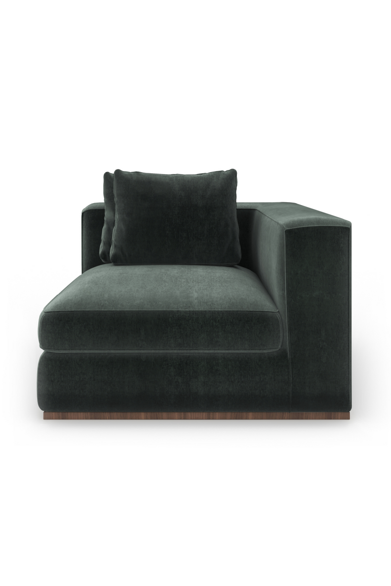 Canapé Modulaire Rembourré Noir | Caracole Bello | Meubleluxe.fr
