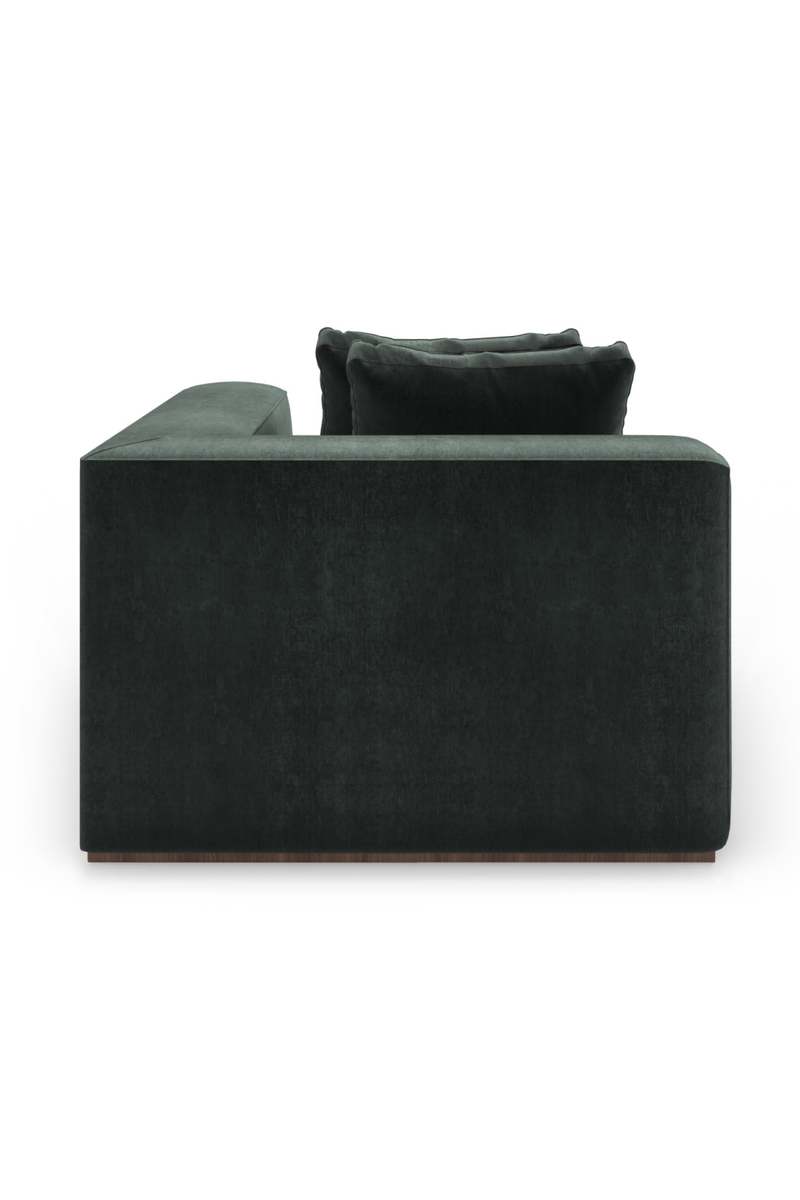 Canapé Modulaire Rembourré Noir | Caracole Bello | Meubleluxe.fr