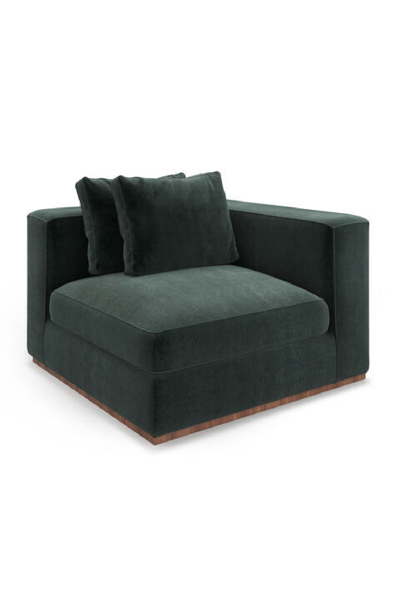 Canapé Modulaire Rembourré Noir | Caracole Bello | Meubleluxe.fr