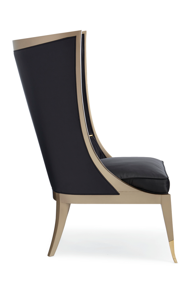 Fauteuil À Dossier Ailé Courbé | Caracole Pop Your Collar | OROA.fr