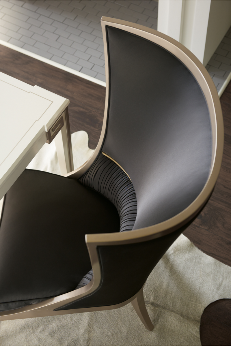 Fauteuil À Dossier Ailé Courbé | Caracole Pop Your Collar | OROA.fr
