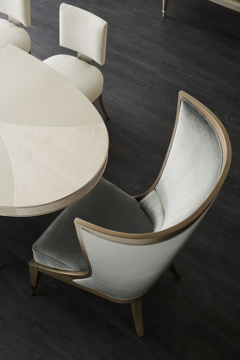 Fauteuil À Dossier Ailé Courbé | Caracole Pop Your Collar | OROA.fr