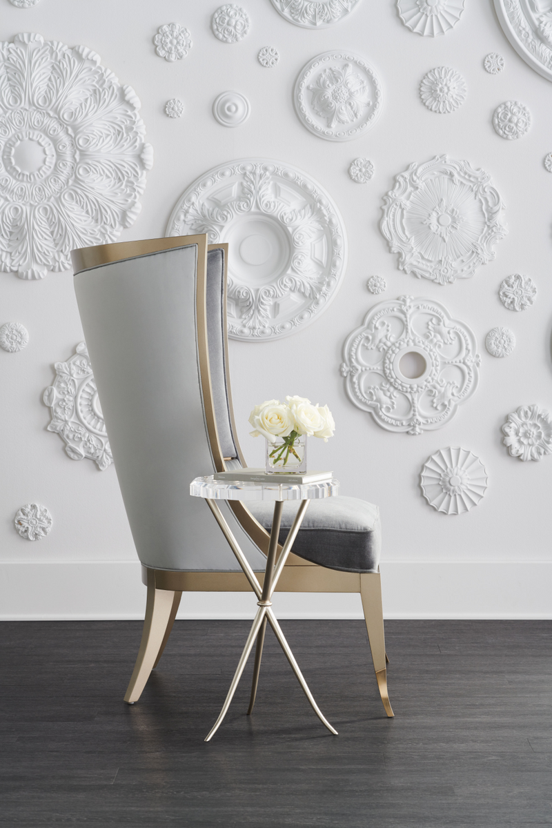 Fauteuil À Dossier Ailé Courbé | Caracole Pop Your Collar | OROA.fr