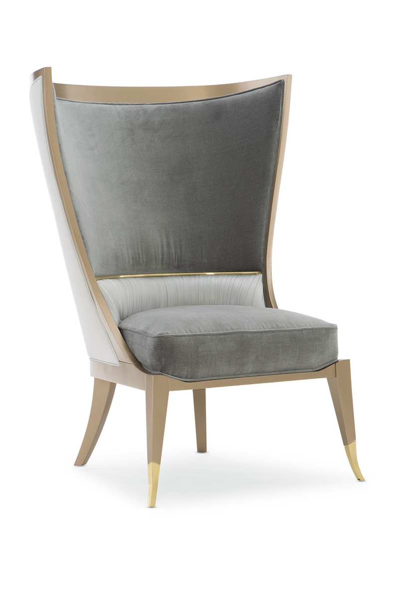 Fauteuil À Dossier Ailé Courbé | Caracole Pop Your Collar | OROA.fr