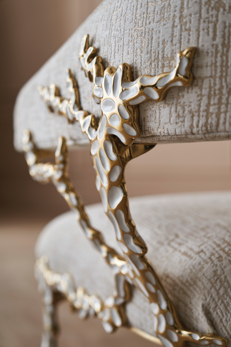 Fauteuil Moderne Orné | Caracole Glimmer of Home | OROA.fr