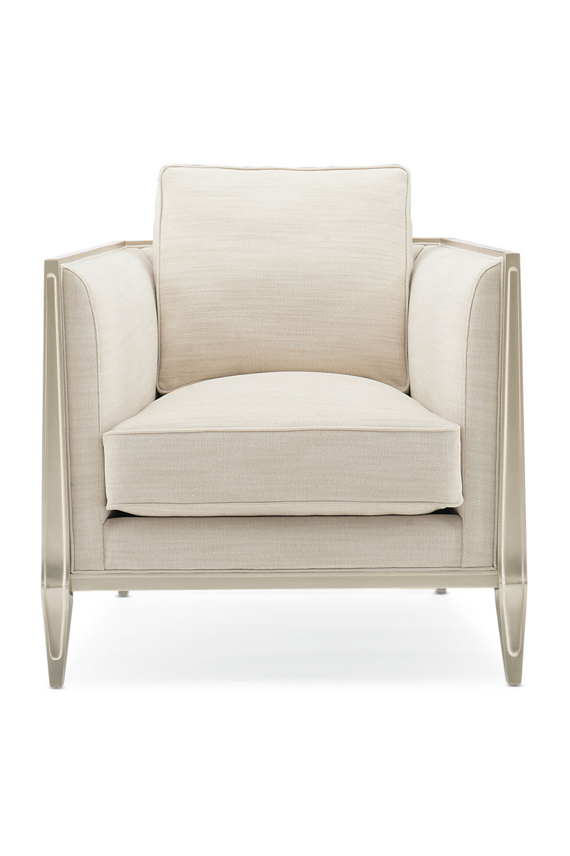Fauteuil de salon en métal sculpté | Caracole Just Duet | Oroa.fr

