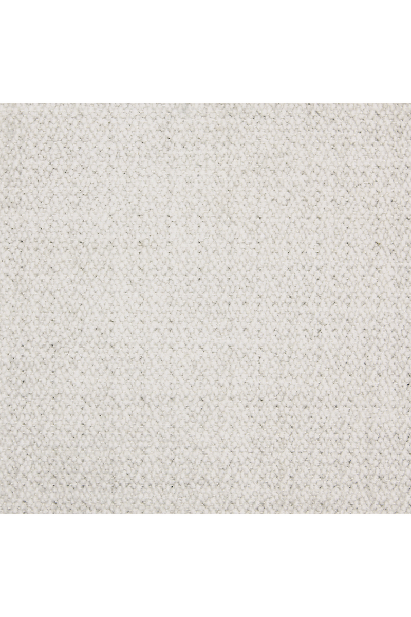 Fauteuil Pivotant en Chenille Blanche | Caracole Ahead of the Curve | OROA.fr