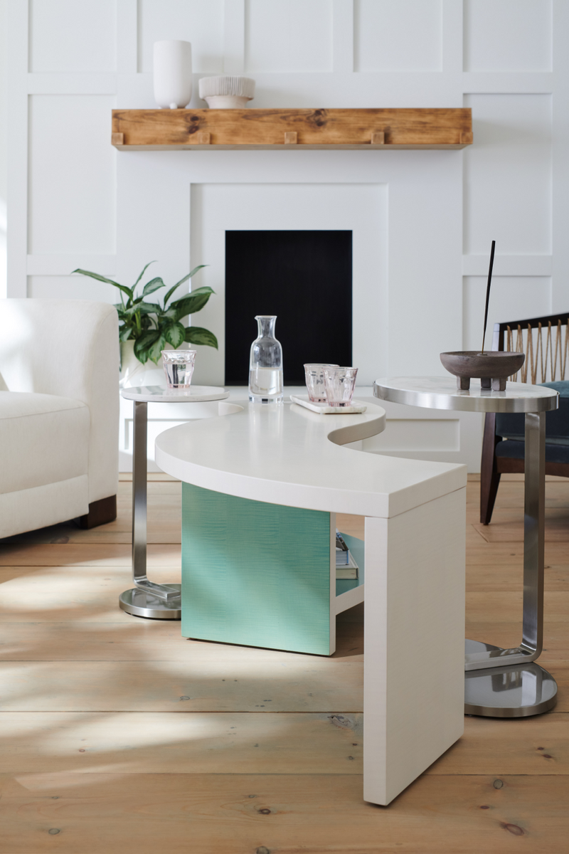 Fauteuil d'Appoint en Velours Bleu | Caracole Rope Me In | Oroa.fr
