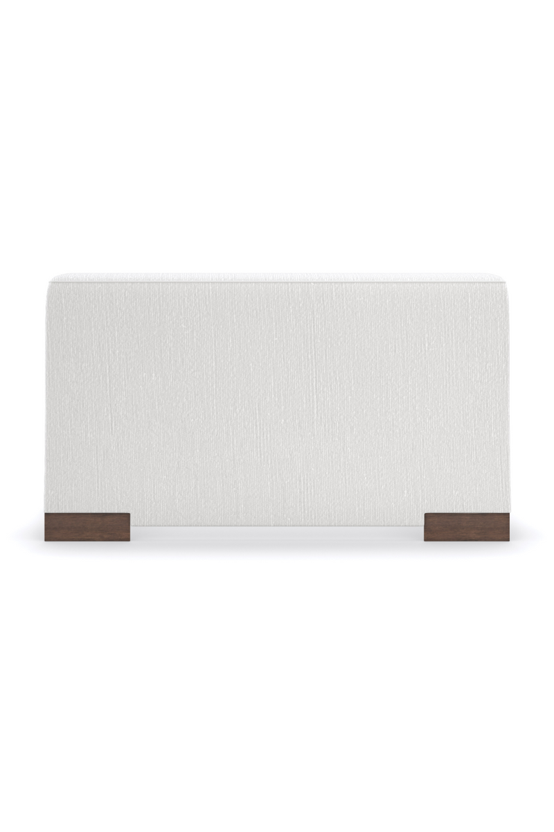 Fauteuil Modulaire en Chenille Blanche | Caracole Lounge Around | OROA.fr