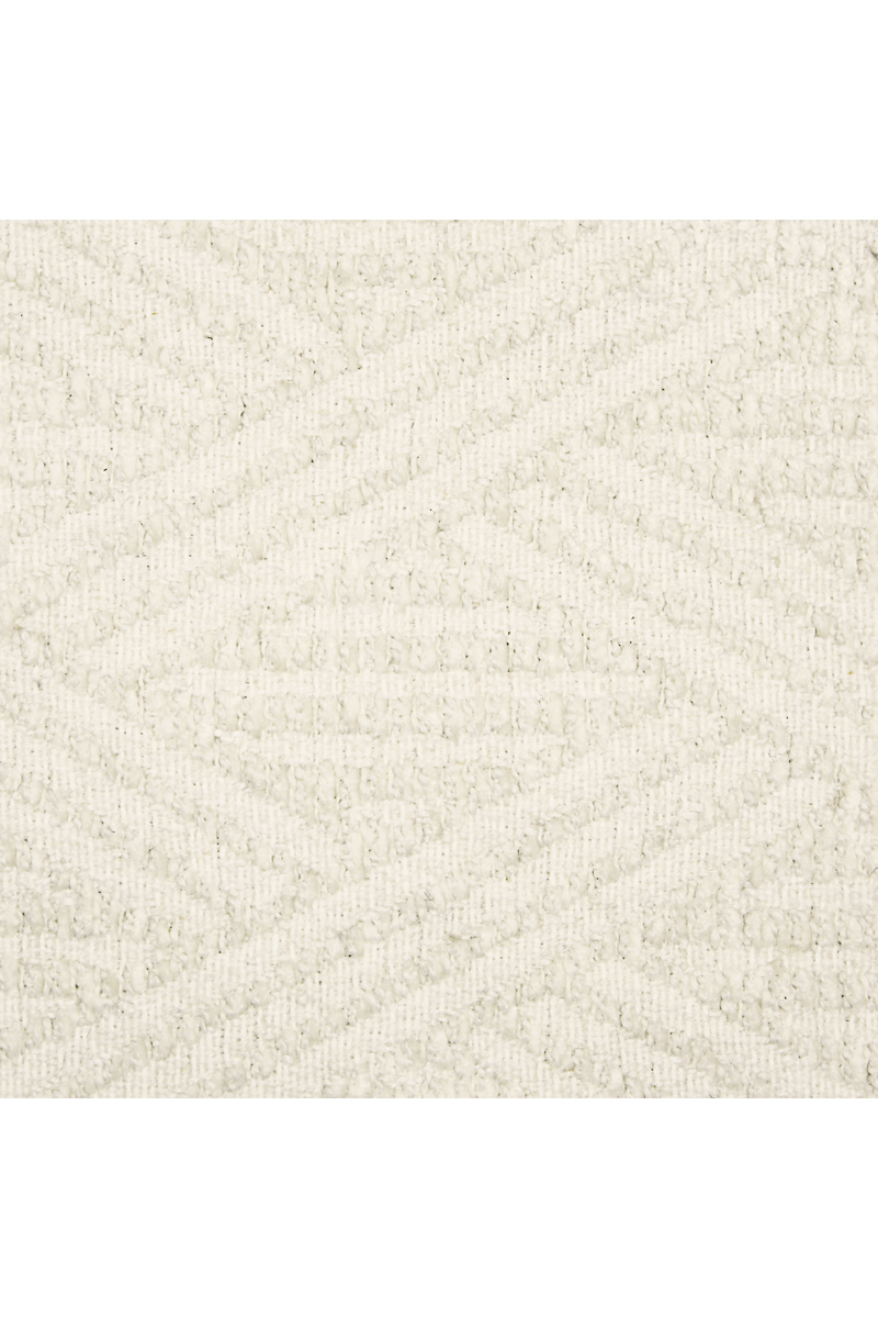 Fauteuil Modulaire en Chenille Blanche | Caracole Lounge Around | OROA.fr