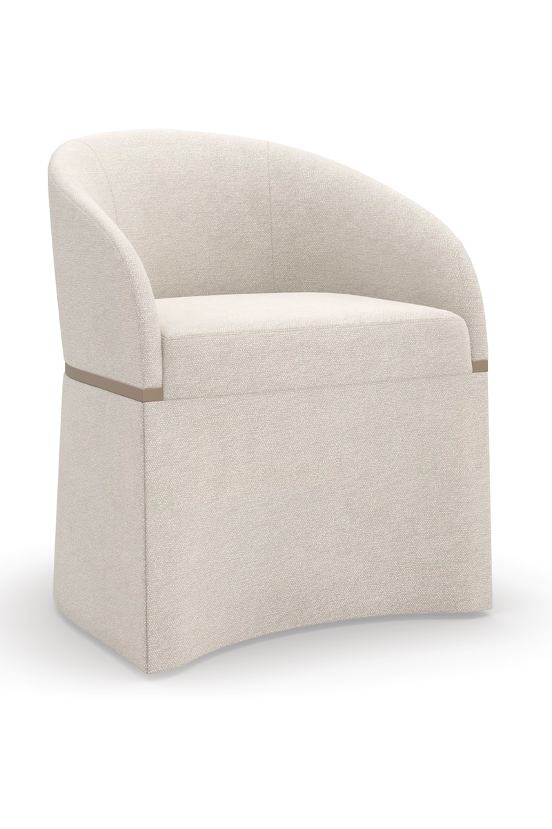 Fauteuil d’Appoint à Dossier Courbé | Caracole Dune | OROA.fr