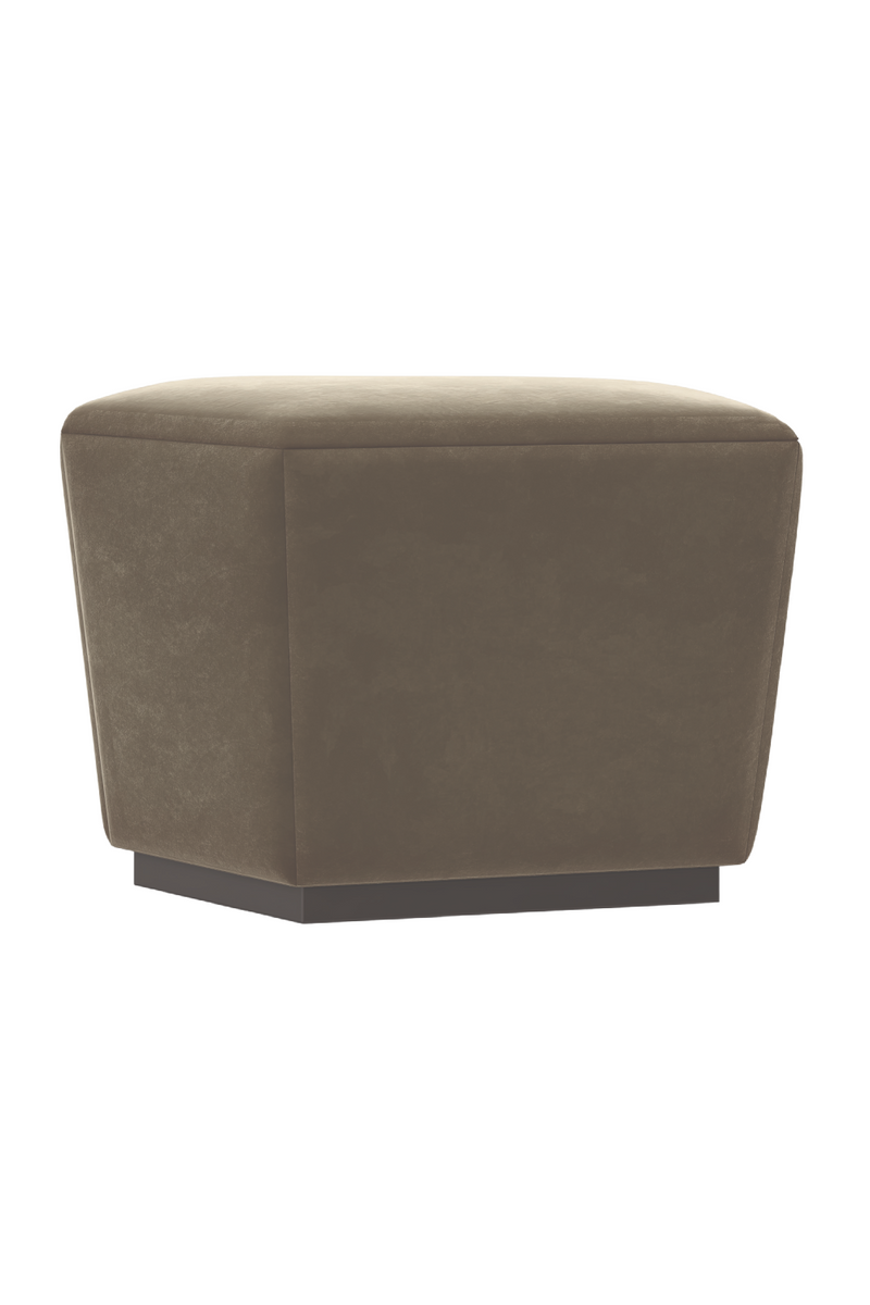 Pouf de Rangement en Mohair | Caracole Castor | OROA.fr