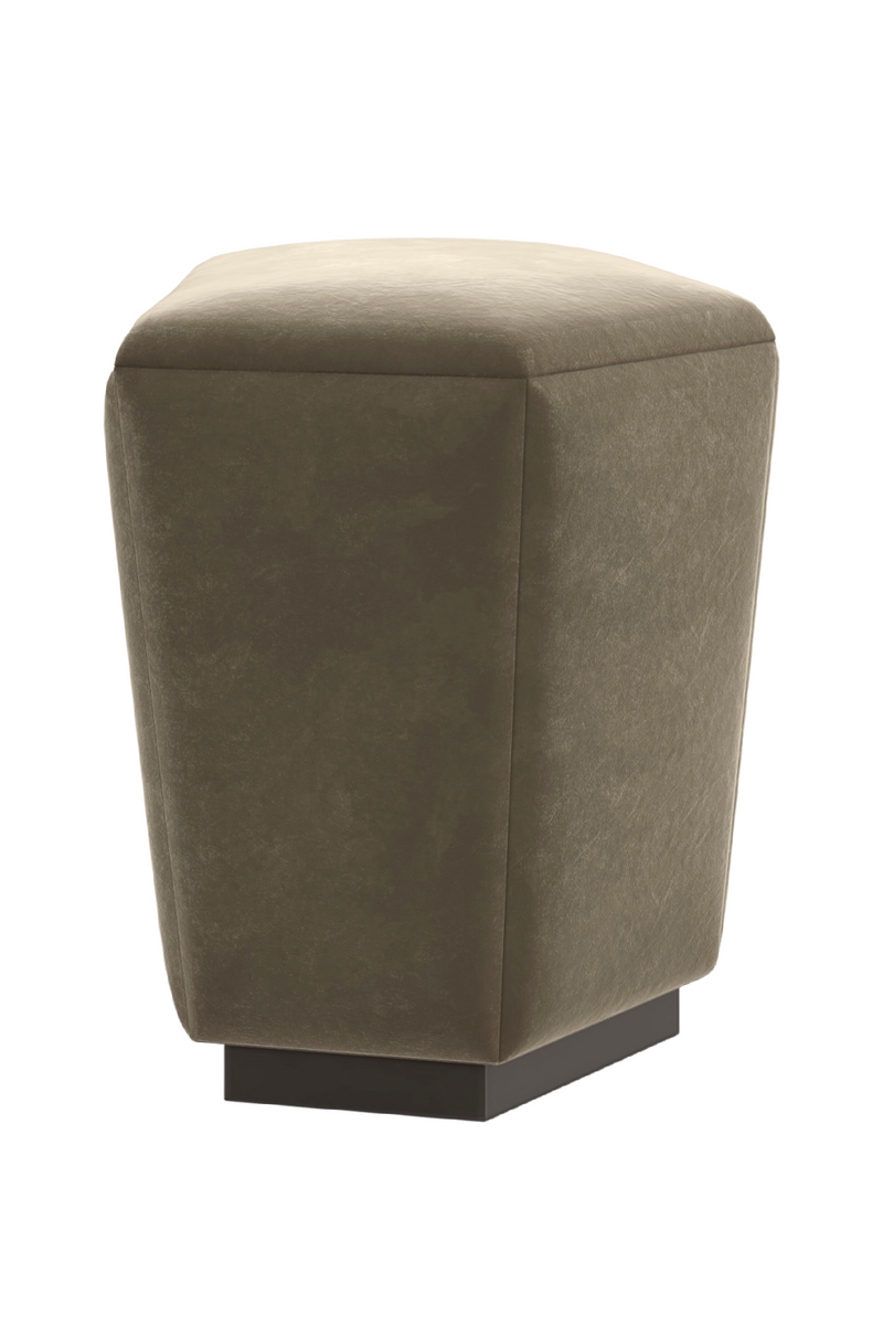 Pouf de Rangement en Mohair | Caracole Castor | OROA.fr