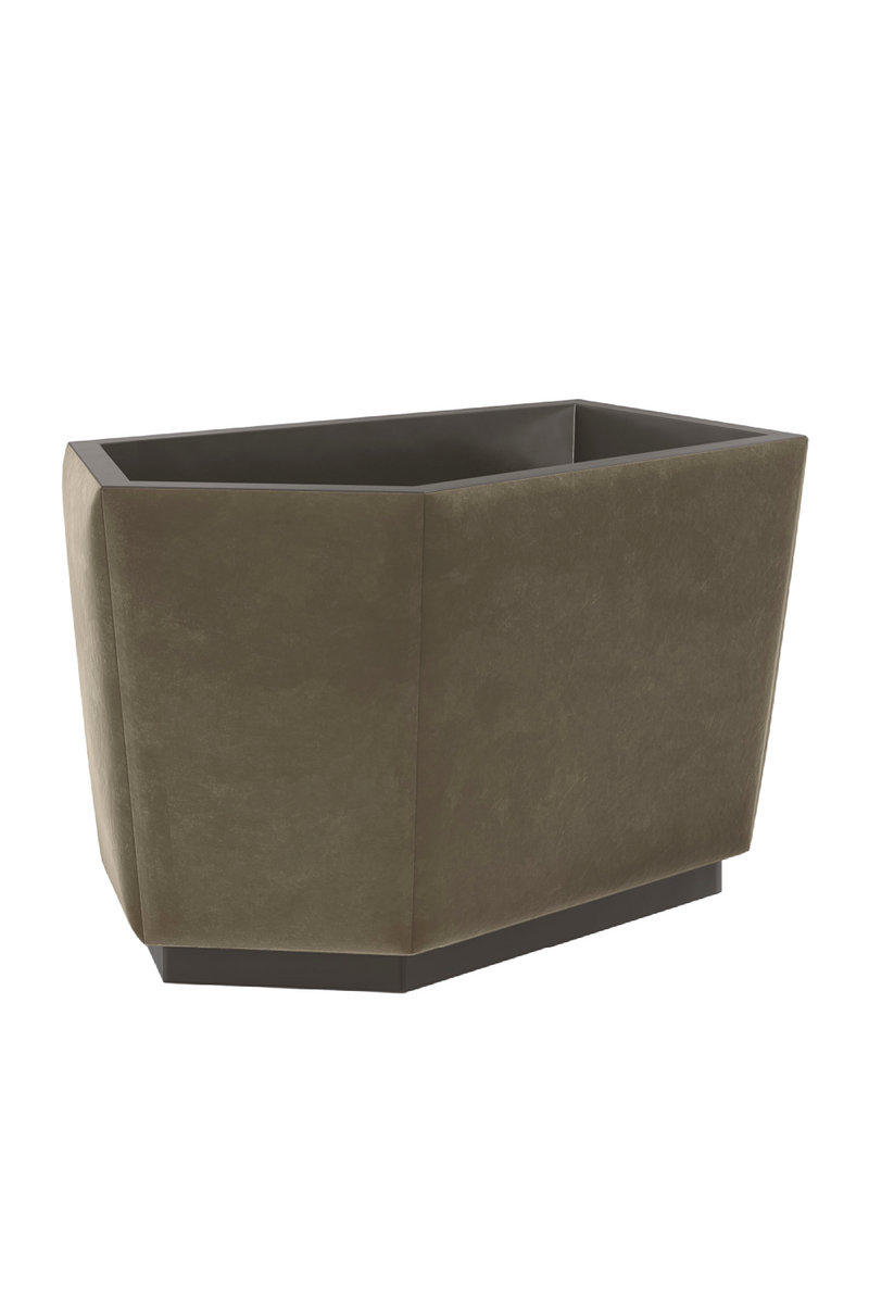 Pouf de Rangement en Mohair | Caracole Castor | OROA.fr