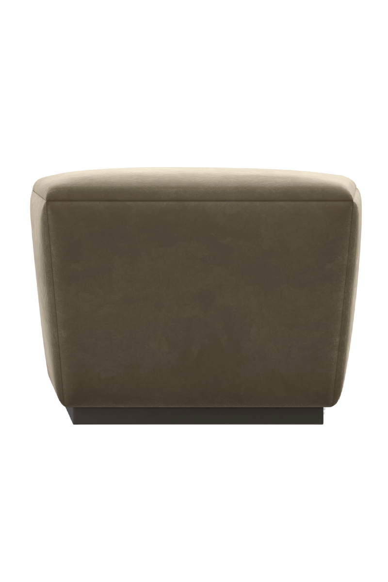 Ottoman de Rangement en Mohair | Caracole Pollux | Oroa.fr