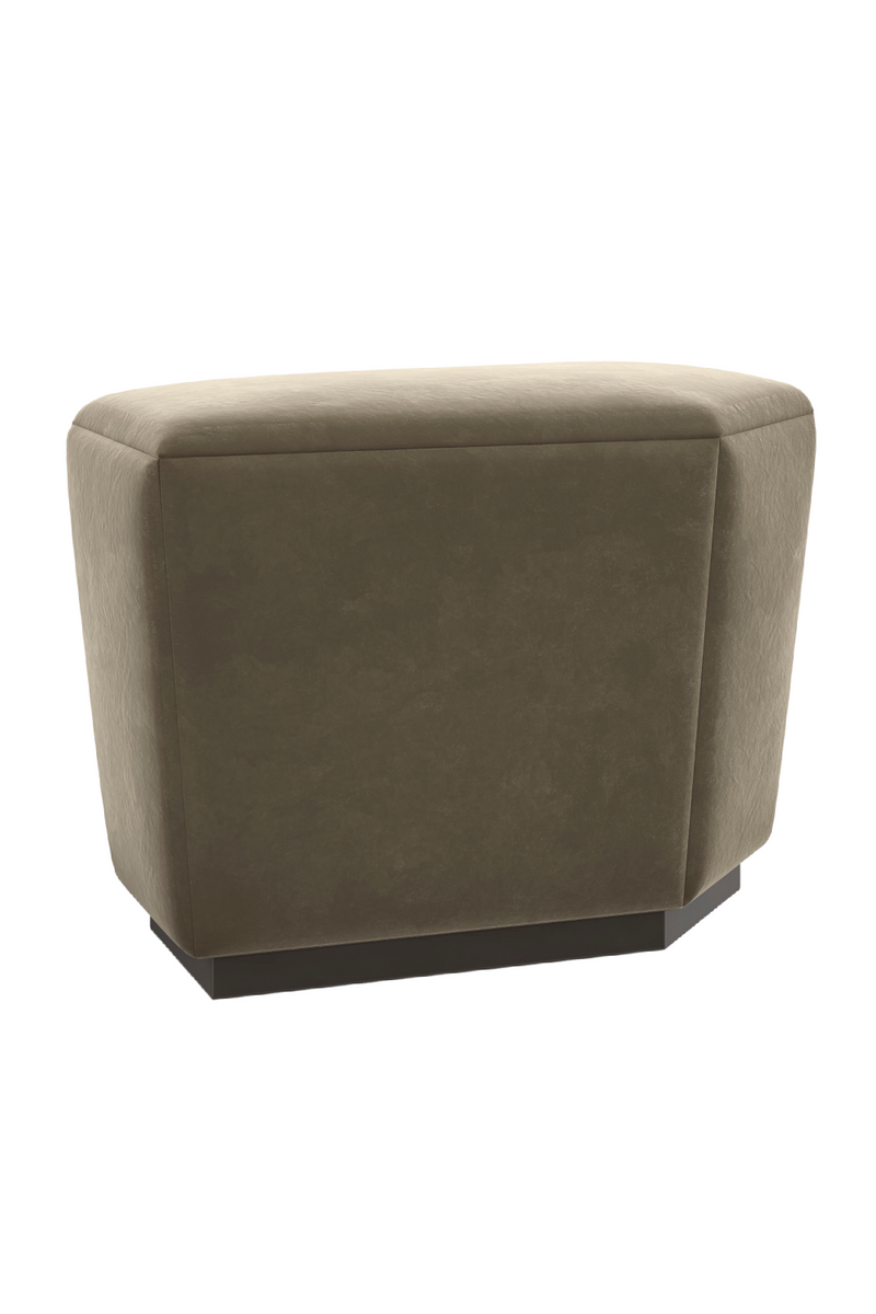 Ottoman de Rangement en Mohair | Caracole Pollux | Oroa.fr