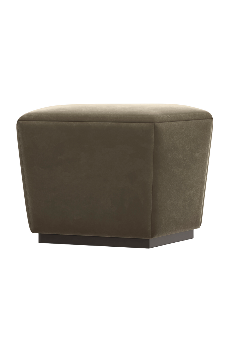 Ottoman de Rangement en Mohair | Caracole Pollux | Oroa.fr