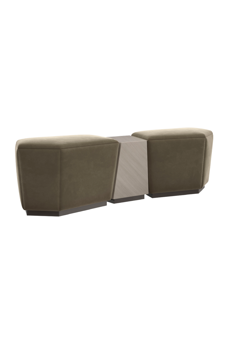 Pouf Moderne à Facettes | Caracole Gemini | OROA.fr