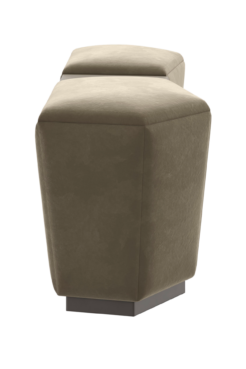 Pouf Moderne à Facettes | Caracole Gemini | OROA.fr