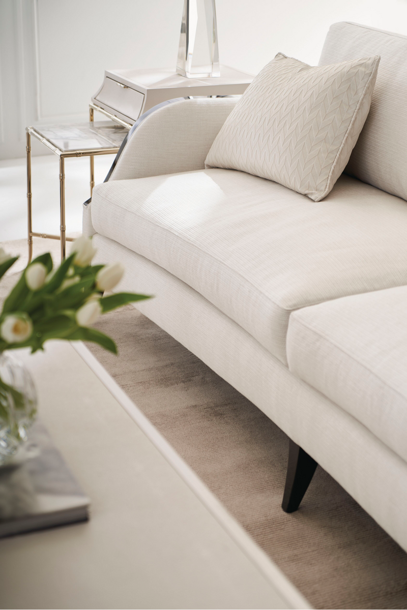Canapé en tissage natté crème | Caracole Pitch Perfect | OROA.fr