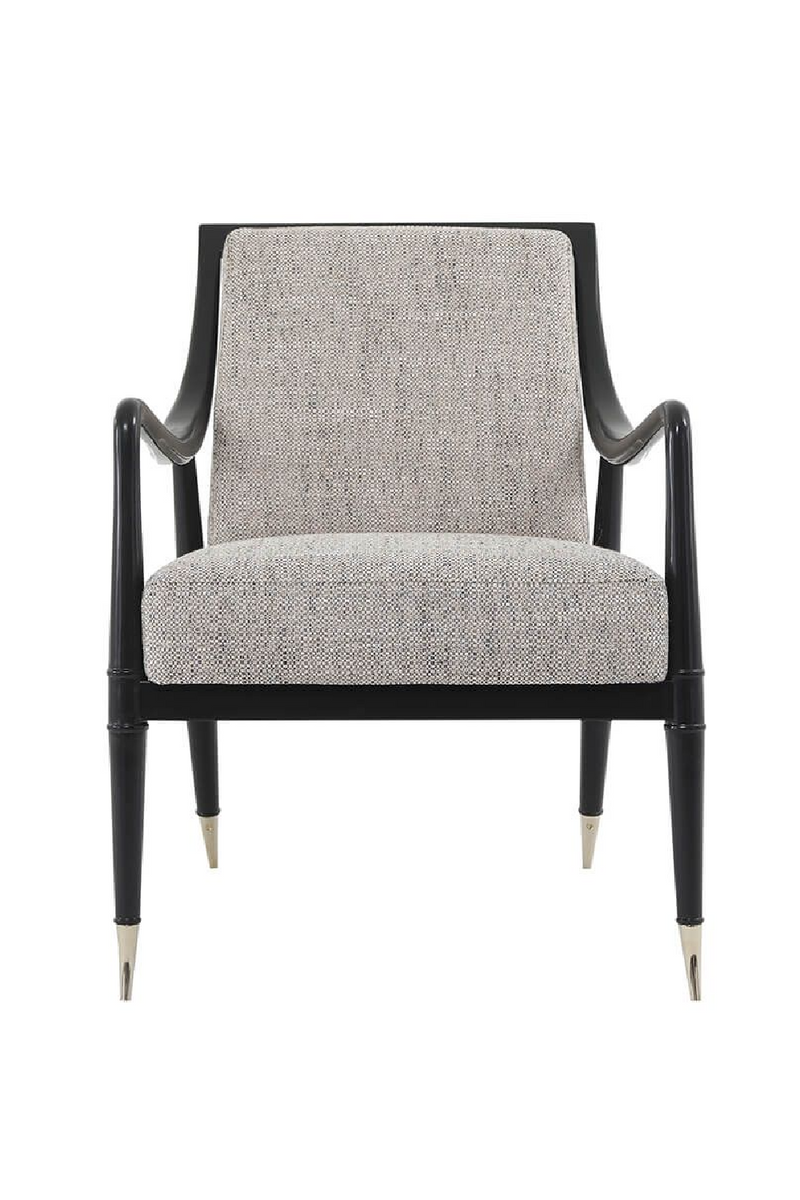 Fauteuil d'appoint en tissu gris | Caracole Appointed | Meubleluxe.fr