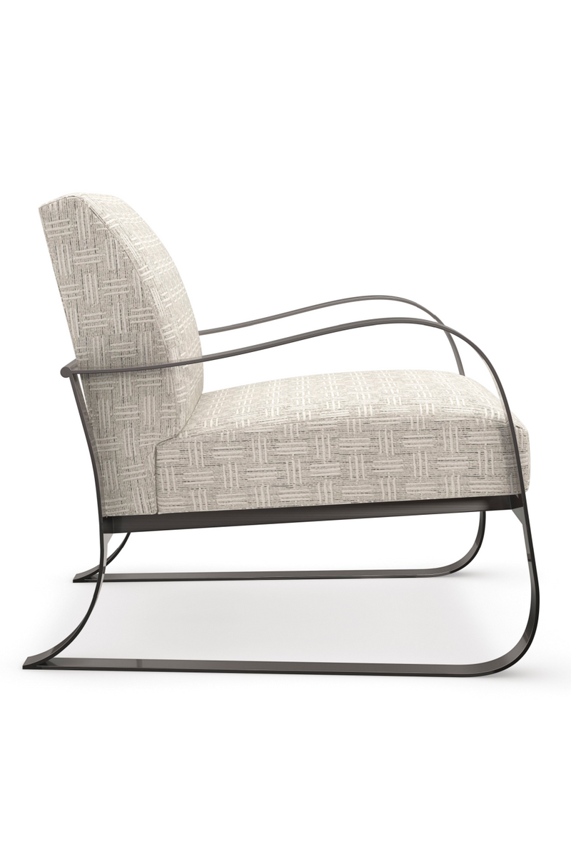Fauteuil Lounge Art Déco Moderne | Caracole Sinuous | OROA.fr