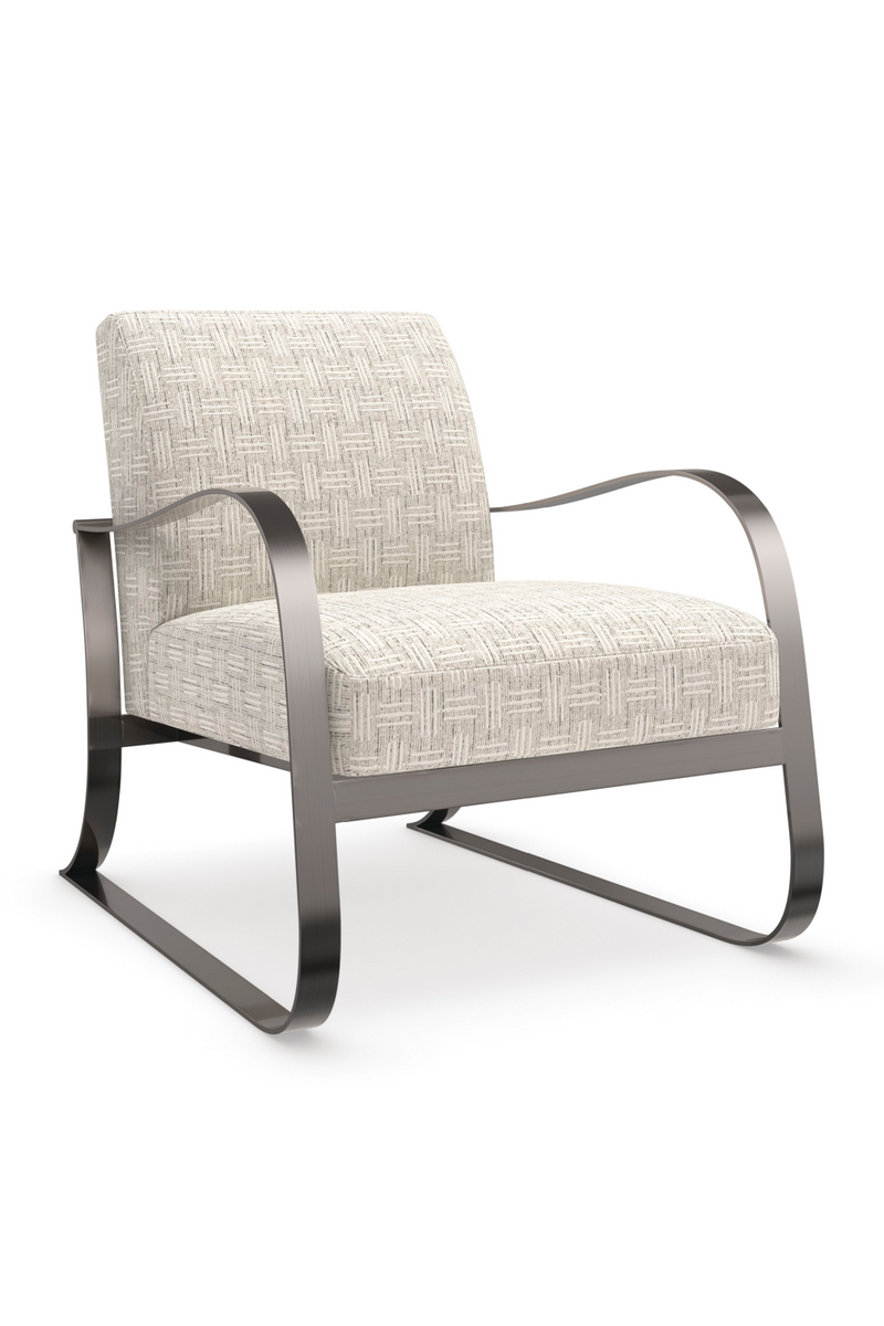 Fauteuil Lounge Art Déco Moderne | Caracole Sinuous | OROA.fr