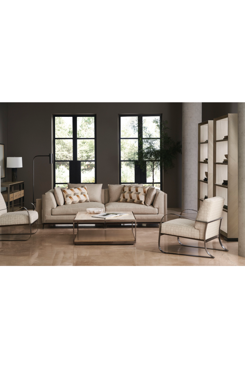 Fauteuil Lounge Art Déco Moderne | Caracole Sinuous | OROA.fr
