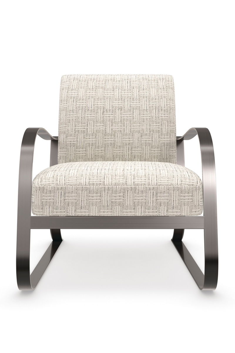 Fauteuil Lounge Art Déco Moderne | Caracole Sinuous | OROA.fr