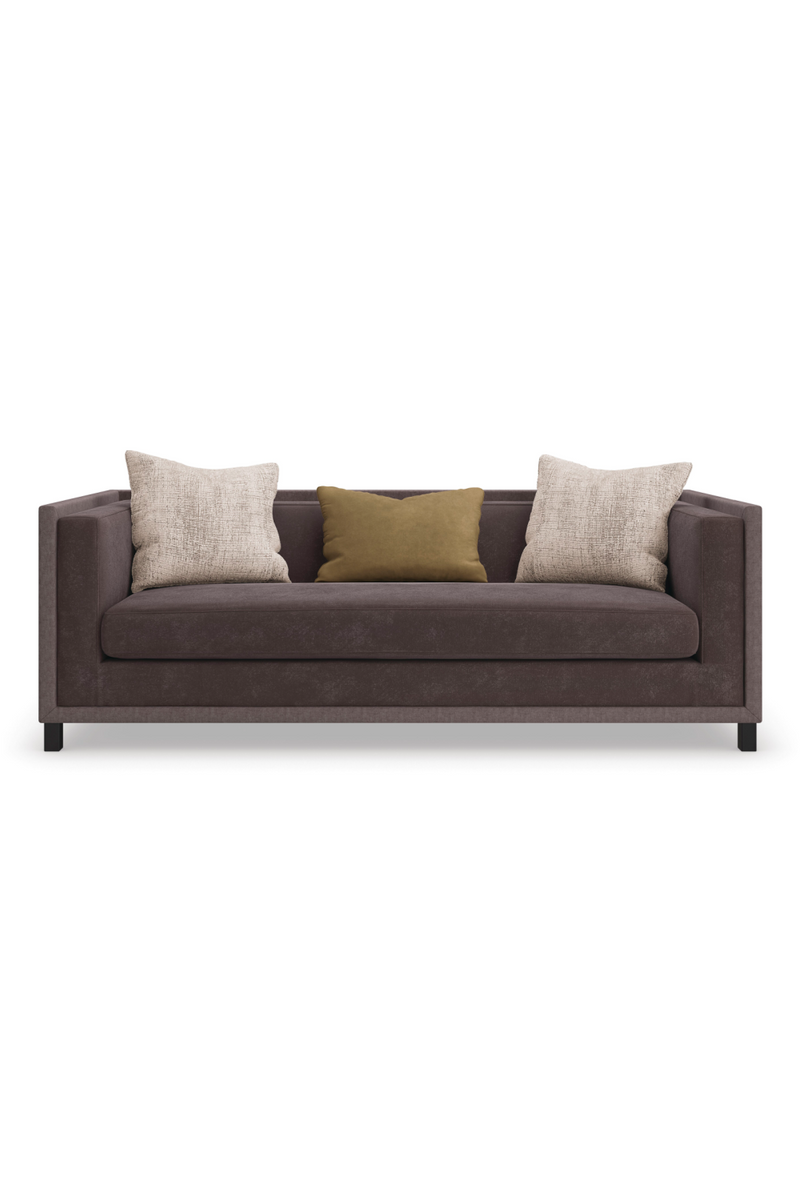 Canapé classique marron | Caracole Tuxedo | OROA.fr