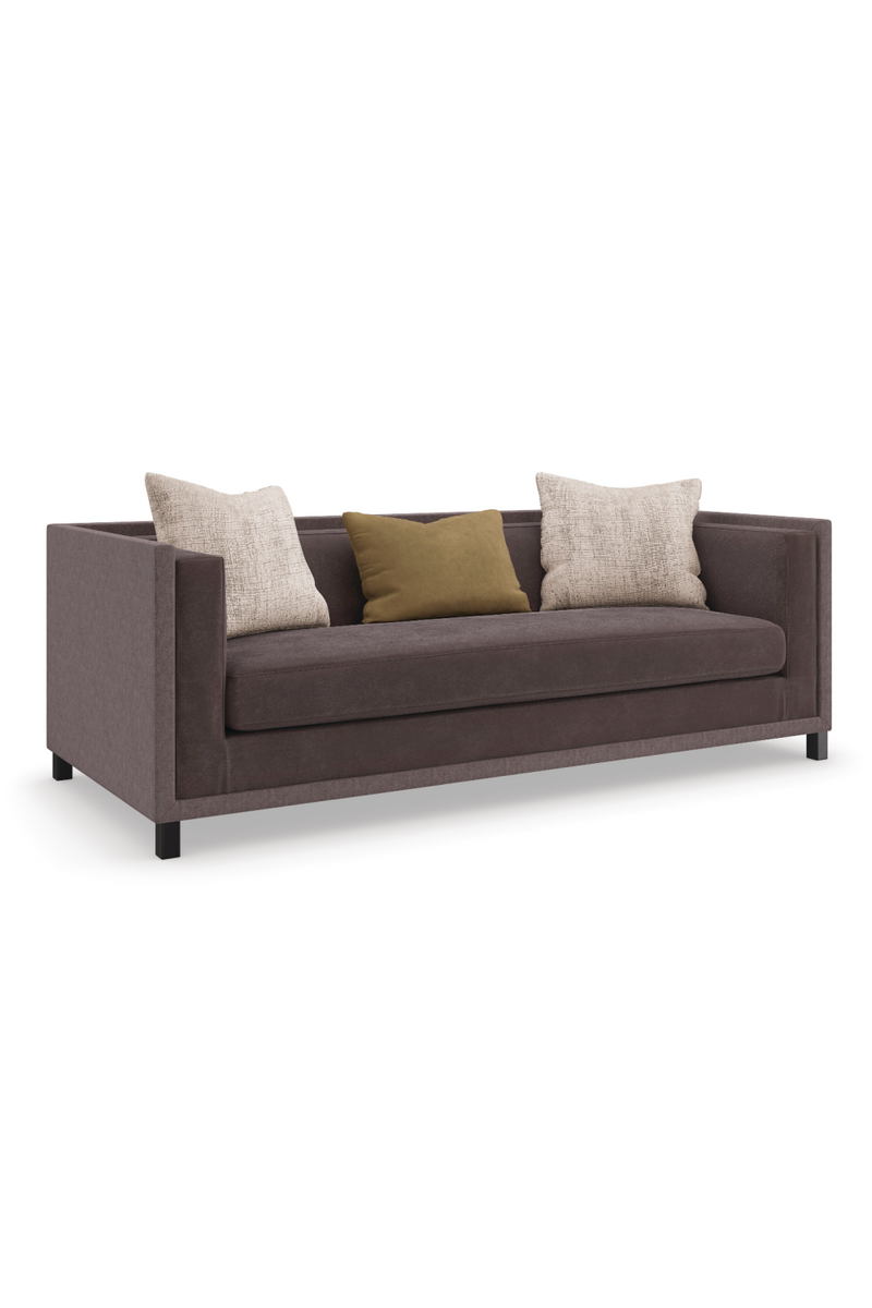 Canapé classique marron | Caracole Tuxedo | OROA.fr
