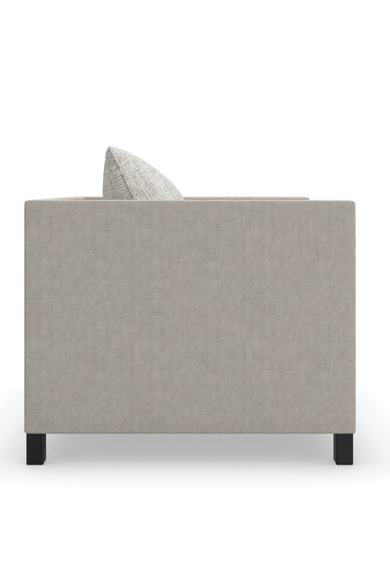 Fauteuil Lounge Gris Clair | Caracole Tuxedo | OROA.fr