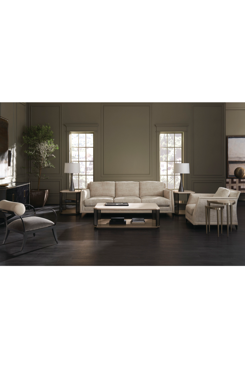 Fauteuil lounge sculptural | Caracole Homage | OROA.fr