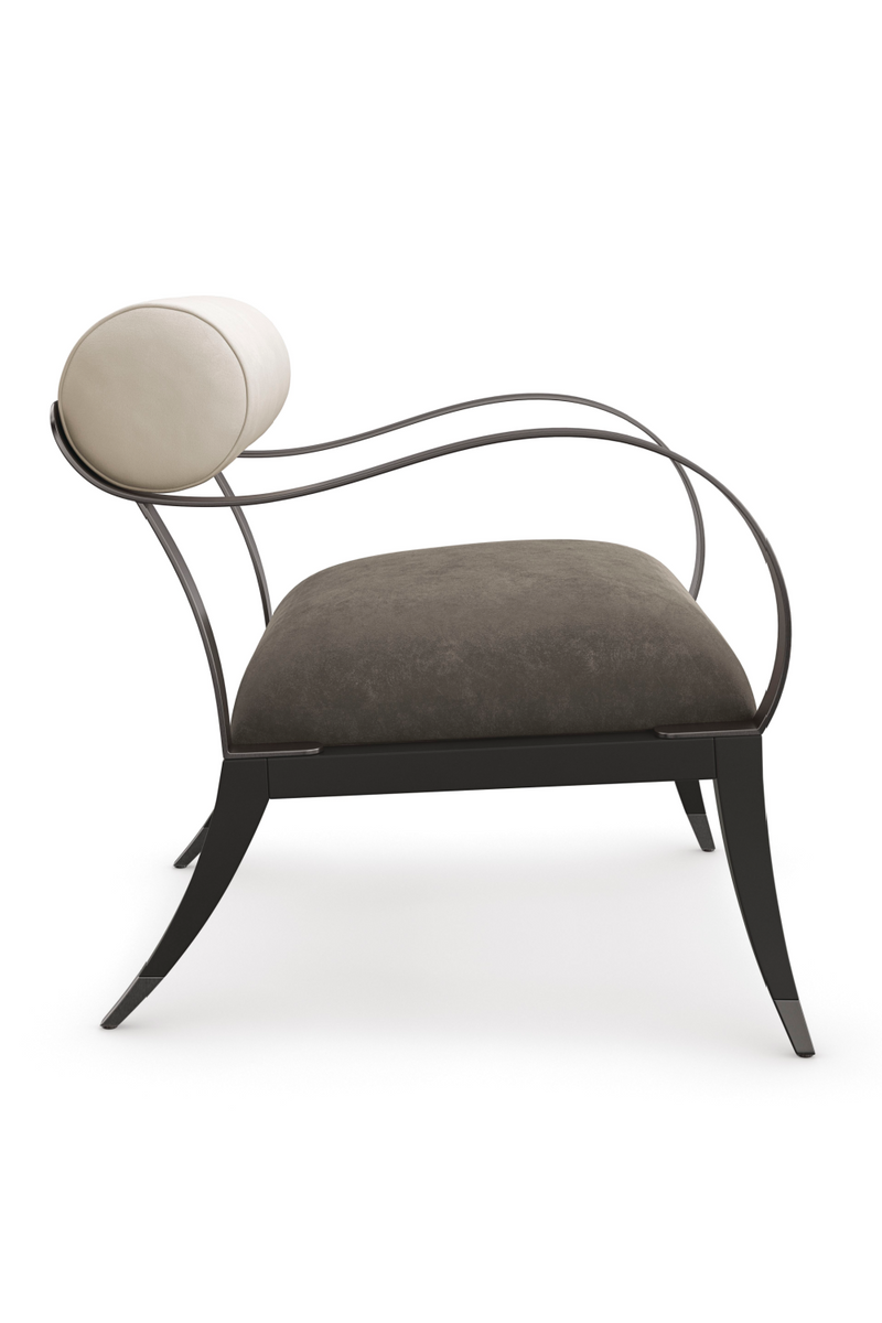 Fauteuil lounge sculptural | Caracole Homage | OROA.fr