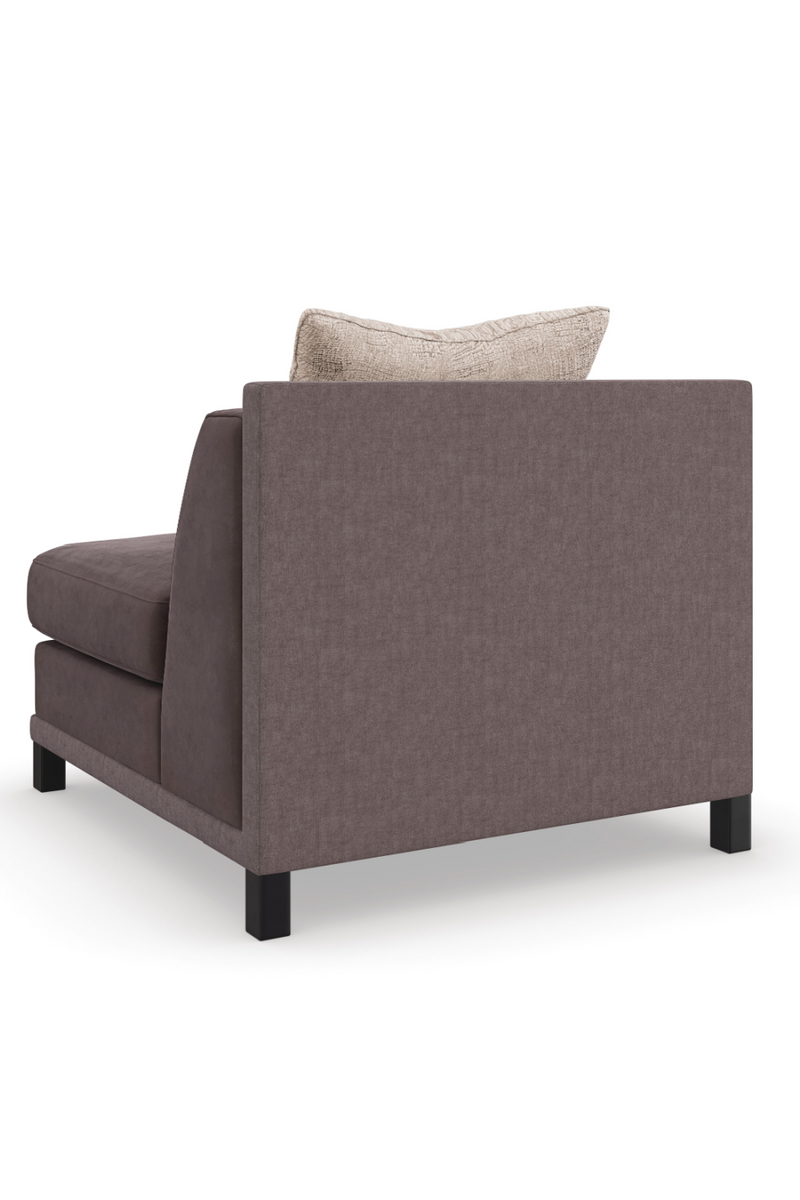 Fauteuil d’Angle Rembourré Marron | Caracole Tuxedo | OROA.fr